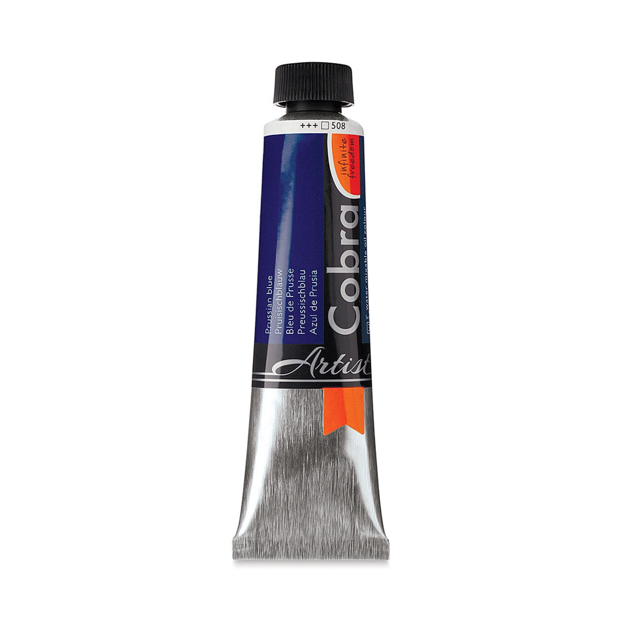 Cobra Artist Water Mixable Oil Paint - Prussian Blue, 40 ml tube